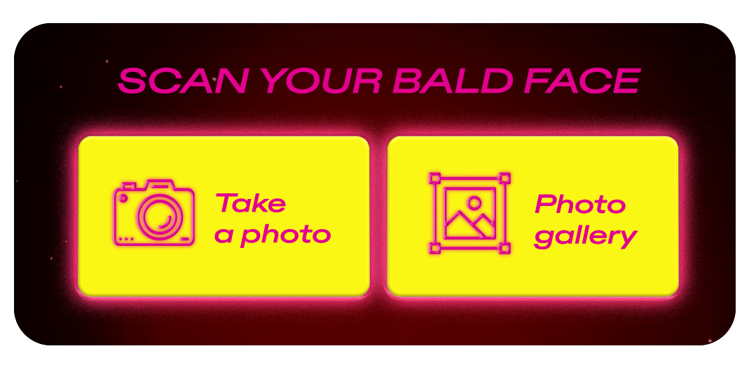 Take a photo or choose from gallery